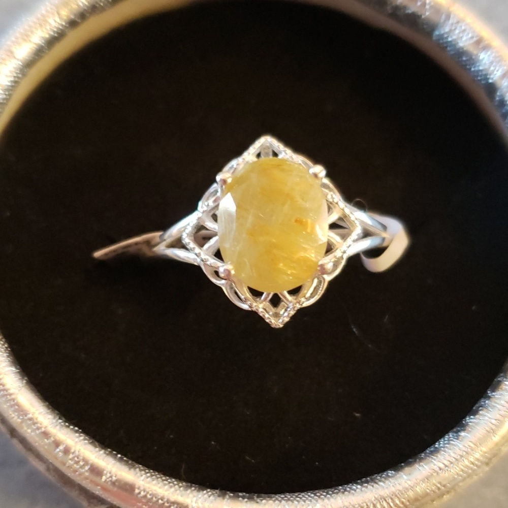 Sterling Golden Quartz